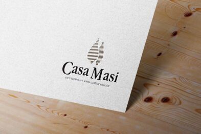 Logo Mockup legno Enoturistica - Rebrand per Casa Masi