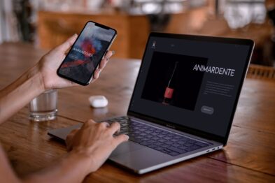 animaetnea laptop mobile mockup Enoturistica - Nasce Animaetnea