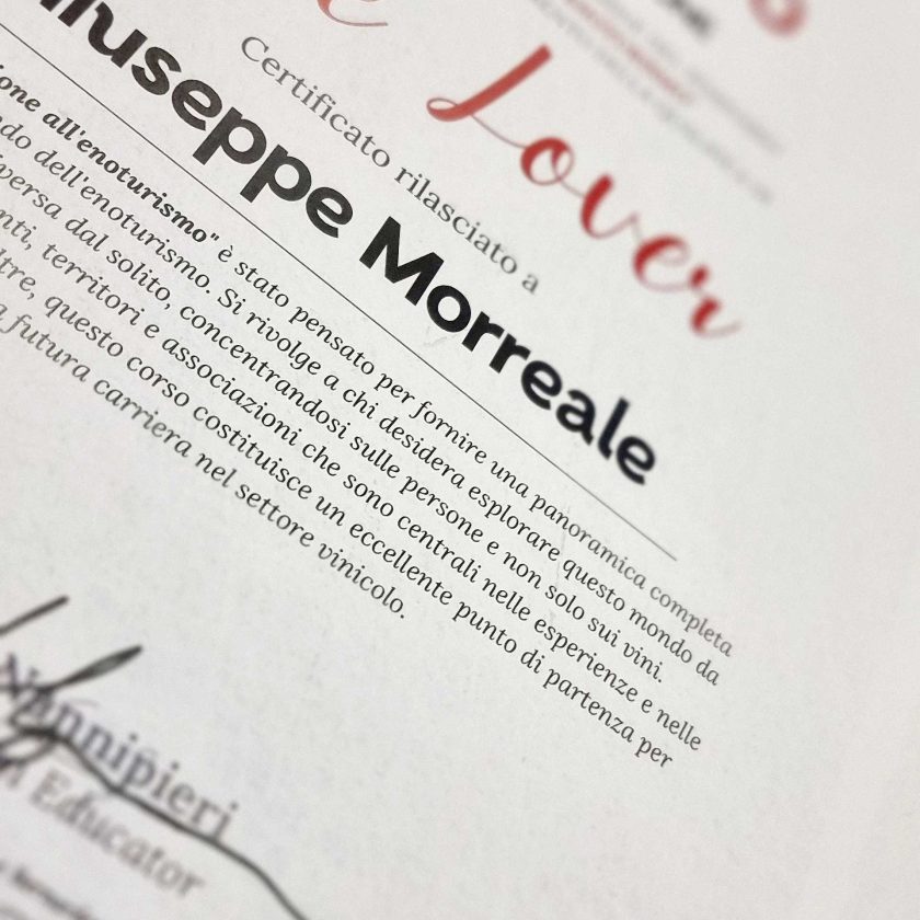 Corso per WineLovers Certificati - 5 - Turismo del Vino in Toscana