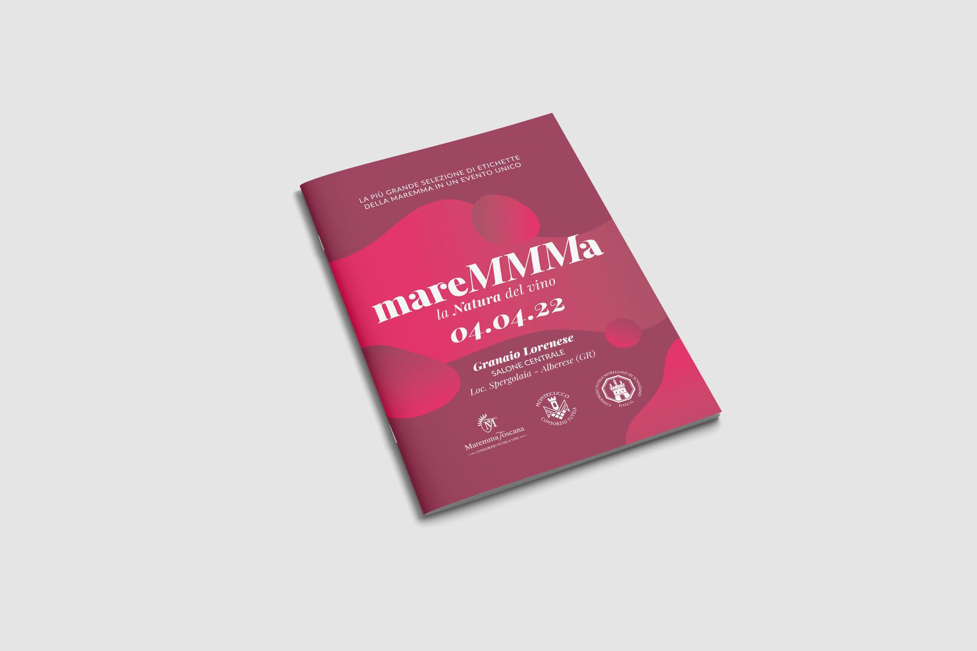 evento mareMMMa catalogo mockup 2 Enoturistica - Portfolio